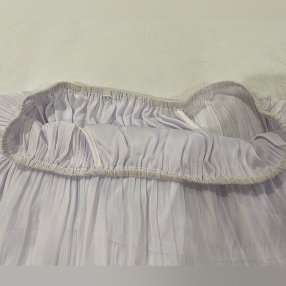 Off The Shoulder Ruffled Tiered Dress in White - Picture 5 of 5